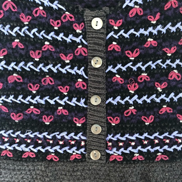 LULUMARI Knit Patch Pocket Mohair Blend Dr… - Picture 4 of 8